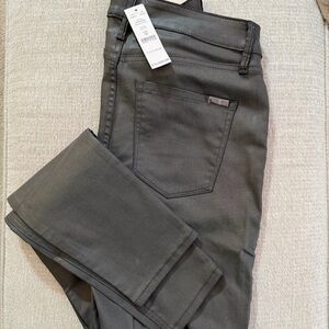 NWT High-Rise Coated Skinny Jeans